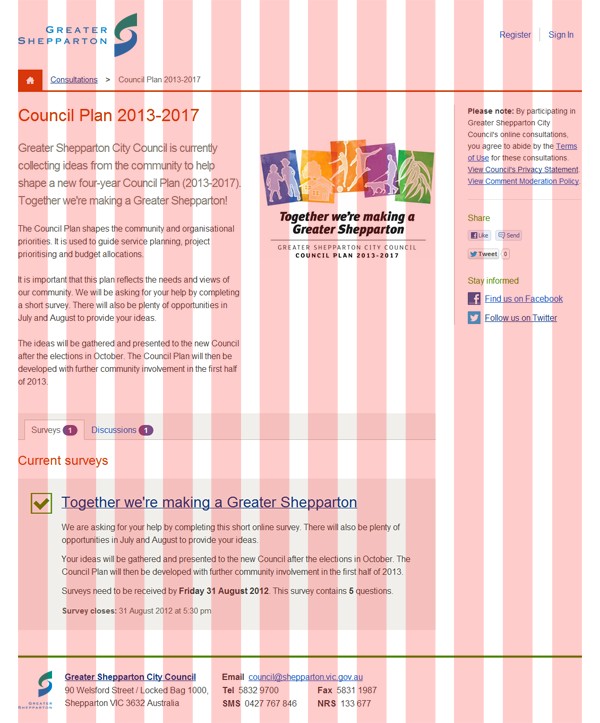 GSCC 12-column Grid Work in progress screenshot showing grid overlay.